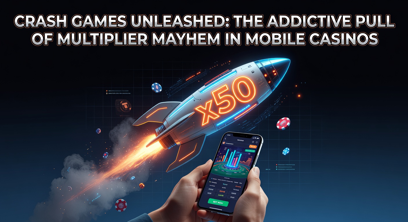 Vibrant screenshot of a crash game interface showing a rising multiplier graph with a rocket icon speeding upward amid colorful casino graphics
