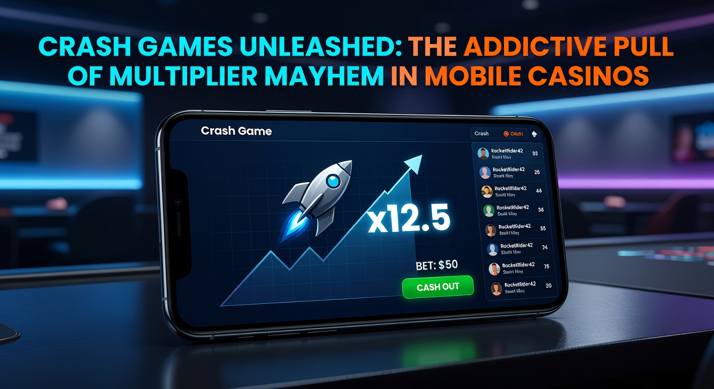 Close-up of a mobile crash game in action, displaying a multiplier at 5.23x with a cashout button glowing red and player bets listed below amid dynamic particle effects
