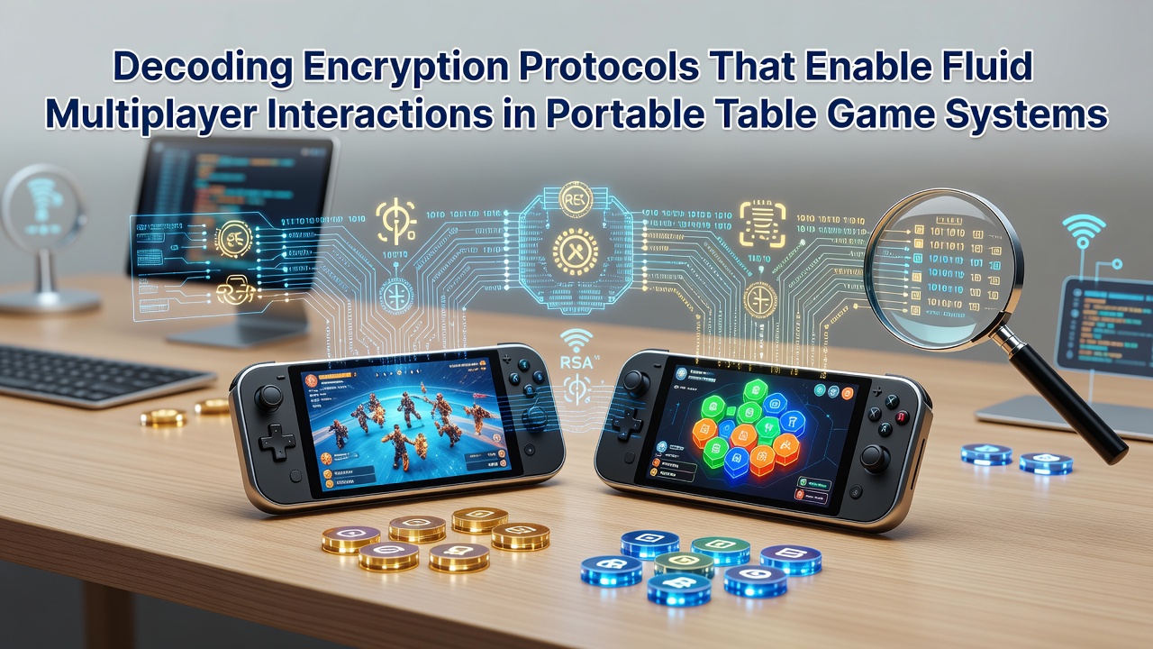 Secure encryption protocols supporting multiplayer table games on portable devices