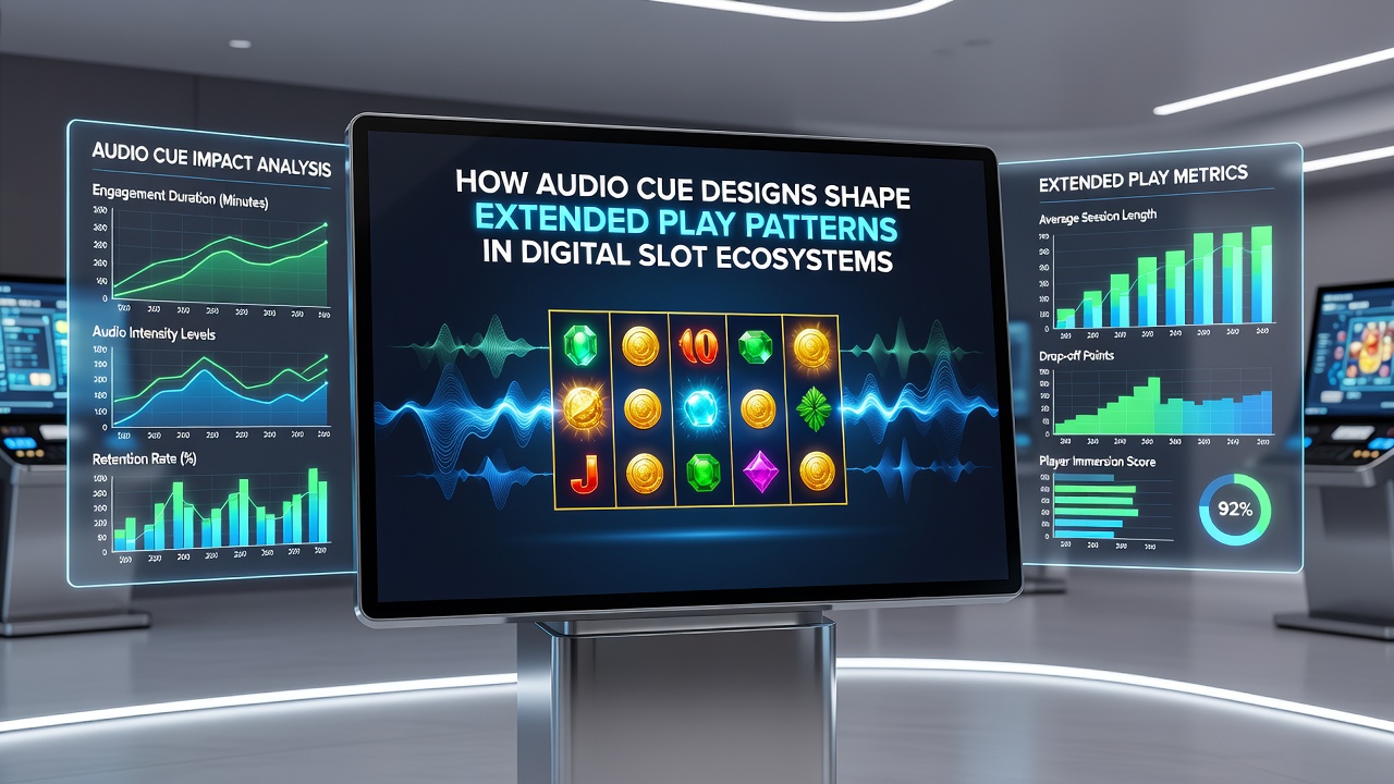 Player session analytics dashboard highlighting audio-triggered retention spikes in slot ecosystems